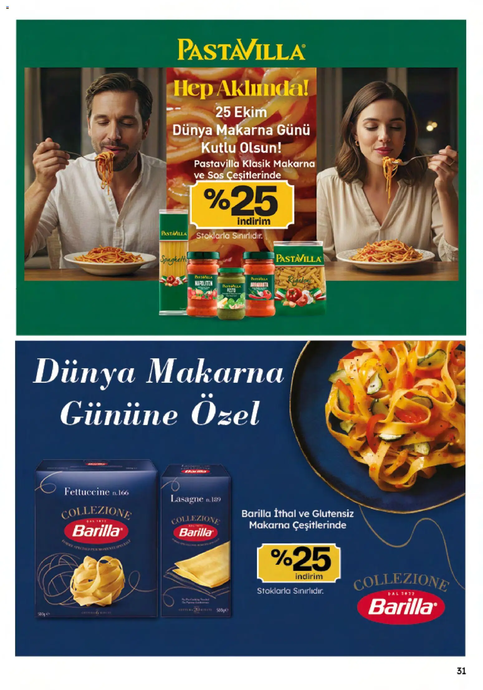 Migros Katalog - 5M Migroskop Dijital - 23.10.2025 tarihinden itibaren geçerlidir | Sayfa: 31 | Ürünler: Makarna, Sos