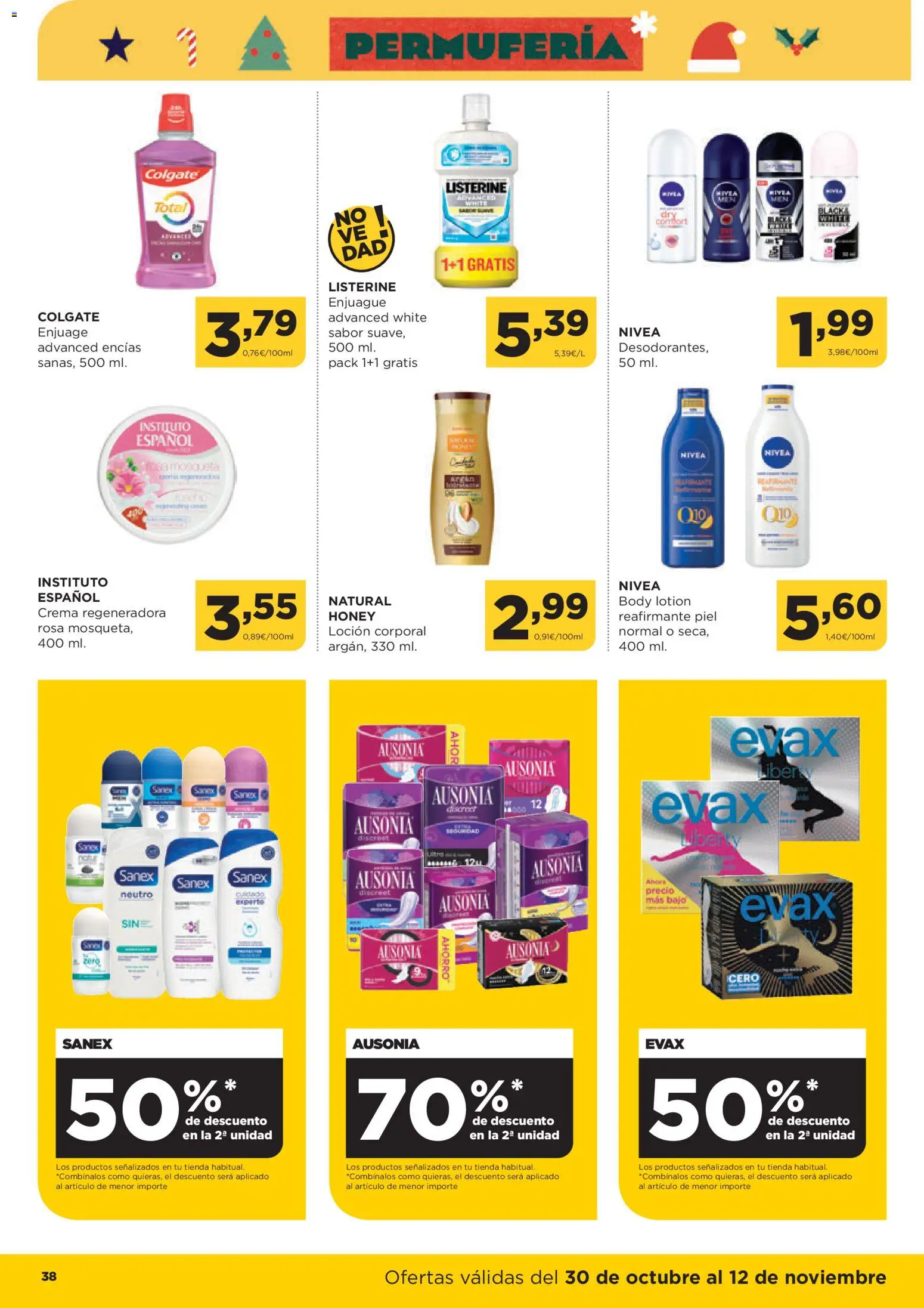 Alimerka folleto Castilla y León │ válido desde el 30.10.2025 | Página: 38 | Productos: Loción corporal, Crema, Body