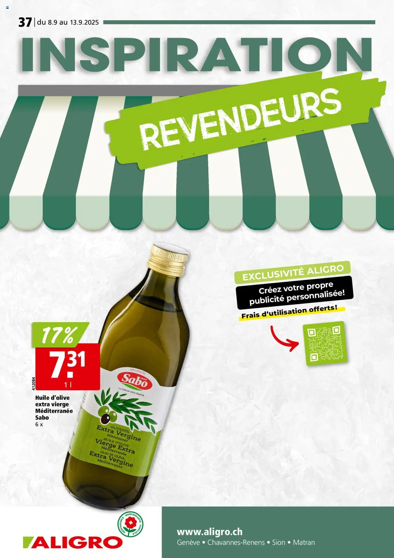 Aligro Aktionen Revendeurs catalogo – gültig ab 08.09.2025 | Seite: 1