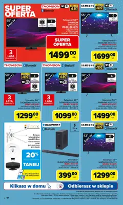 Carrefour Gazetka - Multimedia od 26.05.2025 | Strona: 2 | Produkty: Karta, Telewizor, Soundbar