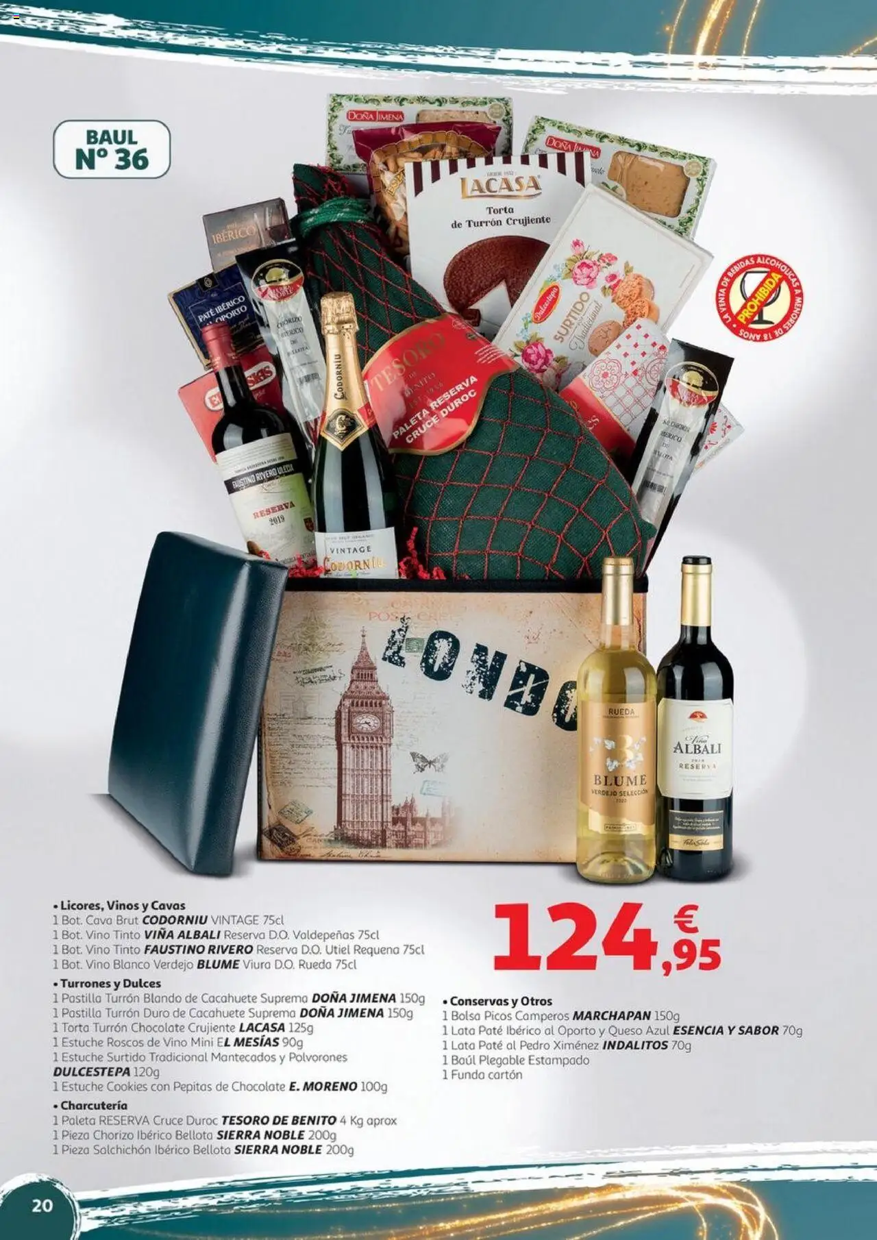 Alcampo - Alicante y Murcia │ válido desde el 06.11.2025 | Página: 20 | Productos: Queso, Vino, Funda, Bolsa