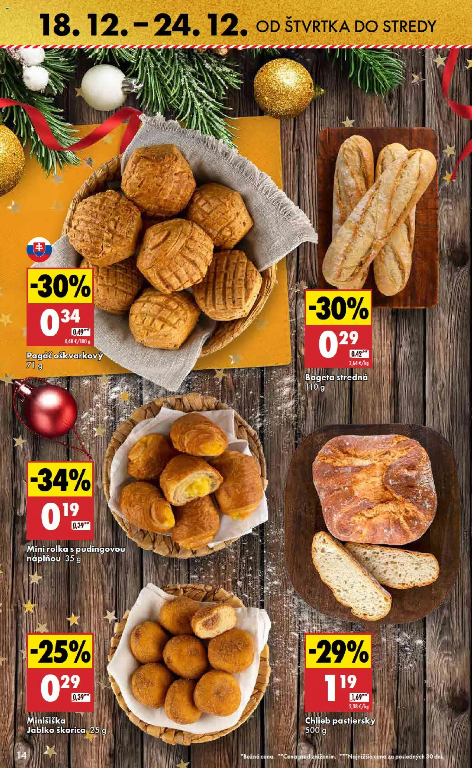 Nové Biedronka akcie – leták je platný od 18.12.2025 | Strana: 14 | Produkty: Chlieb