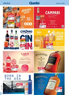 Náhled letáku Astur & Qanto leták - Velkoobchod 04/2026 od 01.04.2026 | Strana: 34 | Produkty: Cinzano, Pomeranče, Cinzano Bianco, Tonic