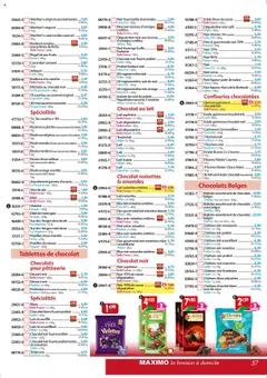  | Page: 57 | Produits: Poire, Miel, Rhum, Kinder country