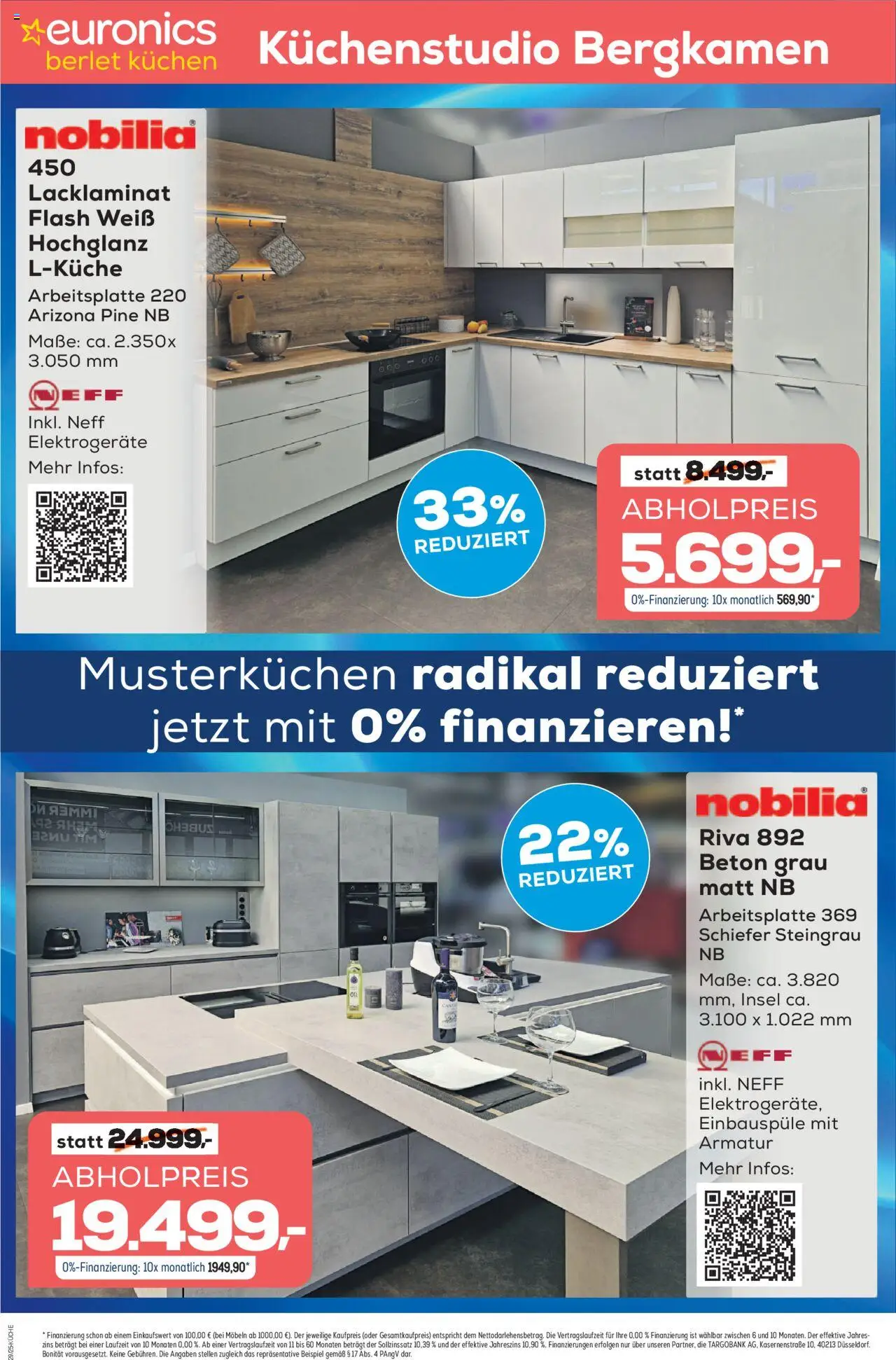 Euronics  Küchenwerbung Berlet - gültig ab dem 14.07.2025 | Seite: 8 | Produkte: Neff, Armatur, Kuchen