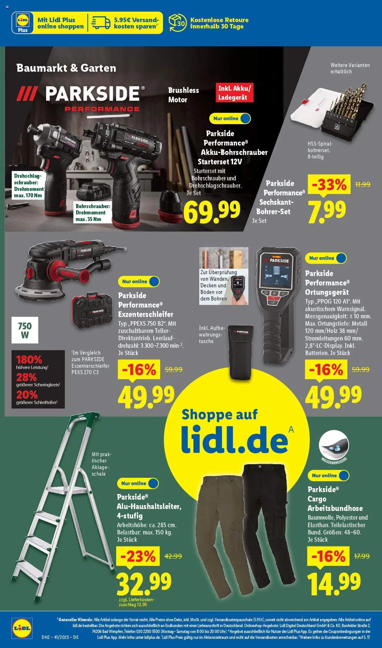 Lidl Prospekt Nagold – gültig ab 06.10.2025 | Seite: 50 | Produkte: Tasche, Bad, Ladegerät, Telefon