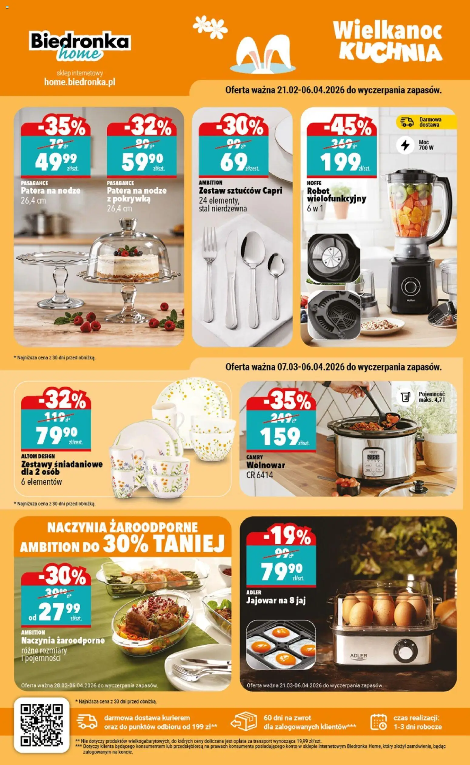 Biedronka gazetka - Home od 21.03.2026 | Strona: 2 | Produkty: Robot, Wolnowar