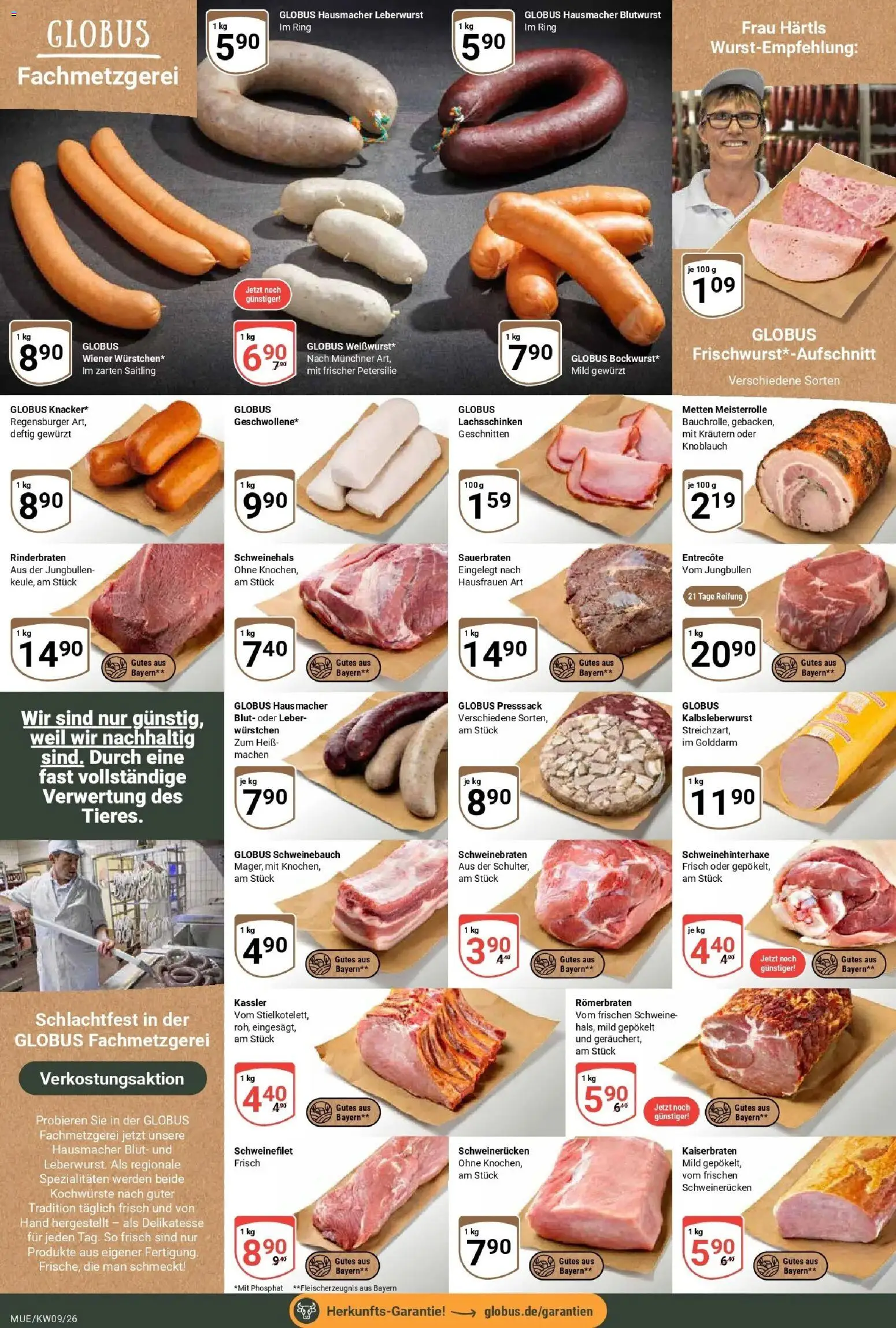 Globus Prospekt Mühldorf – gültig ab 23.02.2026 | Seite: 6 | Produkte: Entrecote, Schweinefilet, Knoblauch, Schweinerucken