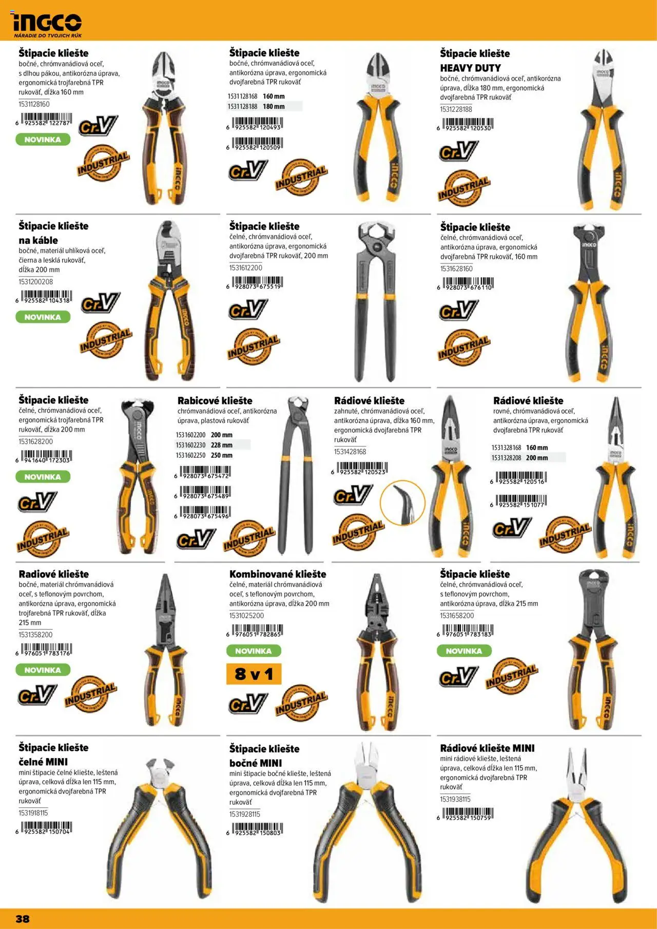 Nové Kinekus akcie – leták je platný od 28.04.2025 | Strana: 38 | Produkty: Náradie