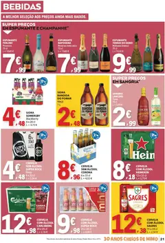 Pré-visualização E.Leclerc folheto válido de 16.04.2026 | Página: 21 | Produtos: Espumante, Prosecco, Maça, Cerveja
