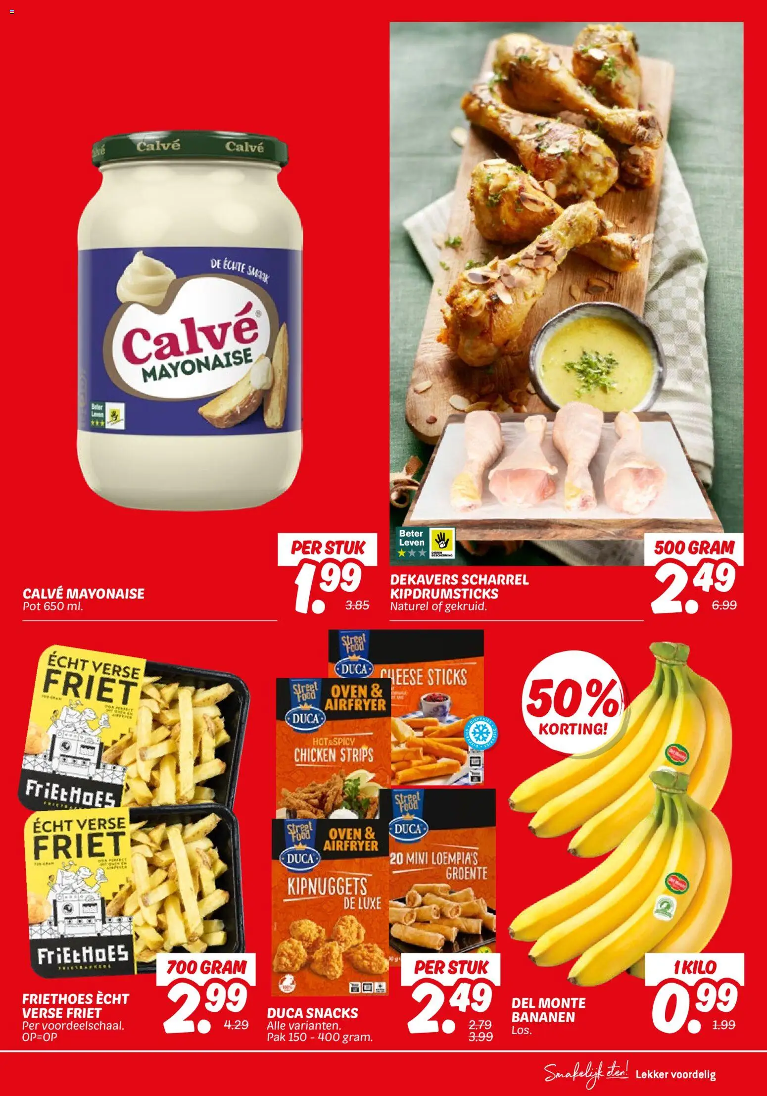 {H1} | Pagina: 27 | Producten: Snacks, Bananen, Pot, Friet