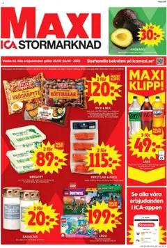 ICA Maxi - Nacka - Förhandsvisning av reklamblad från butik ICA Maxi aktuell från 20.10.2025
