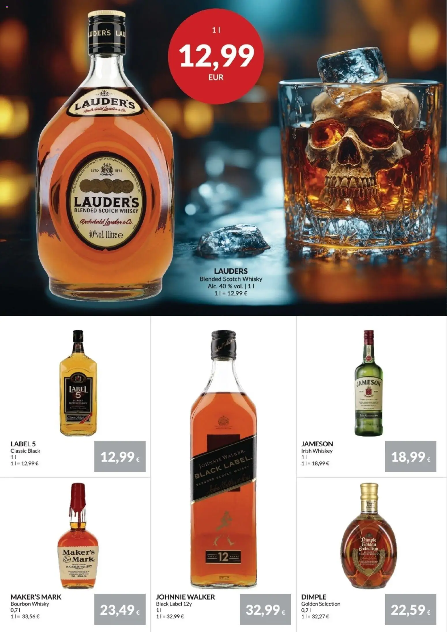 Nielsen Discount tilbudsavis – gyldig fra 02.10.2025 | Side: 28 | Produkter: Bourbon, Whisky