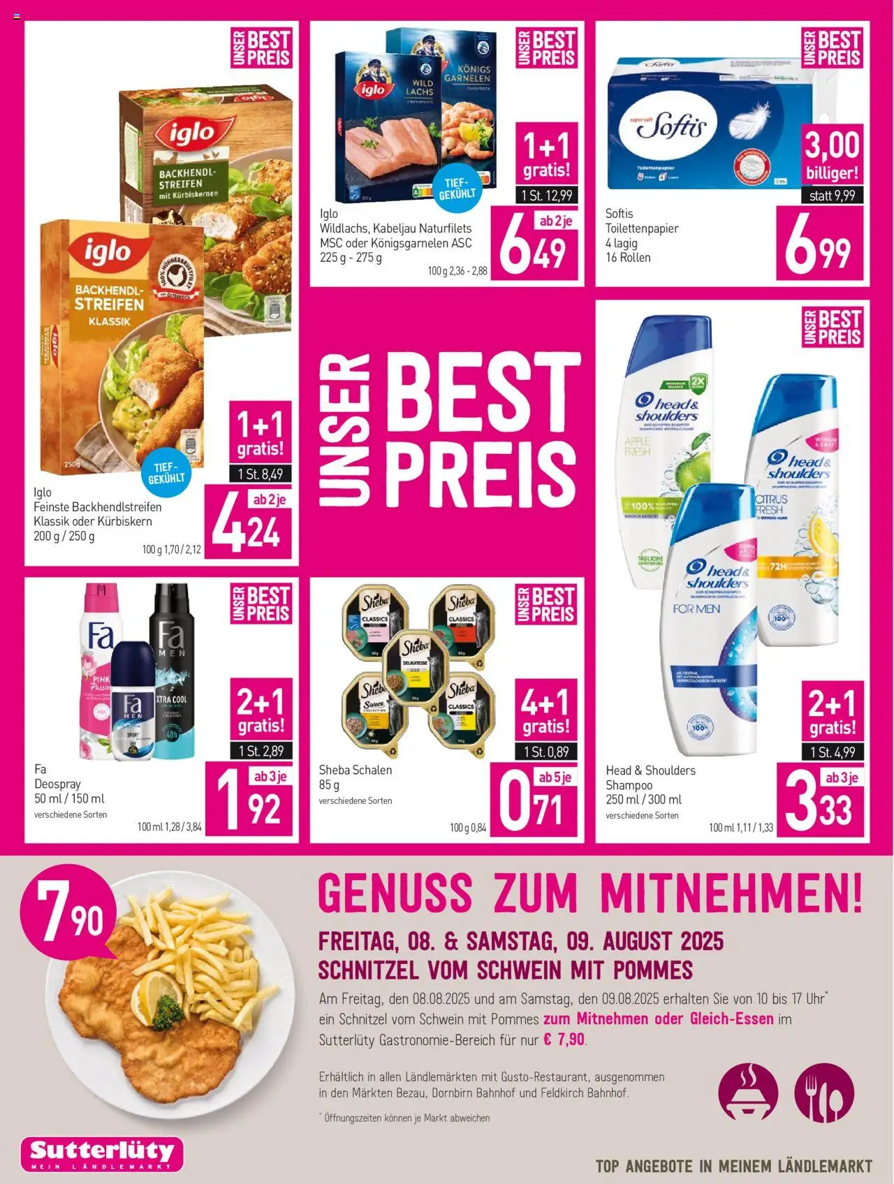 Sutterlüty Flugblatt gültig ab 07.08.2025 | Seite: 6 | Produkte: Apple, Shampoo
