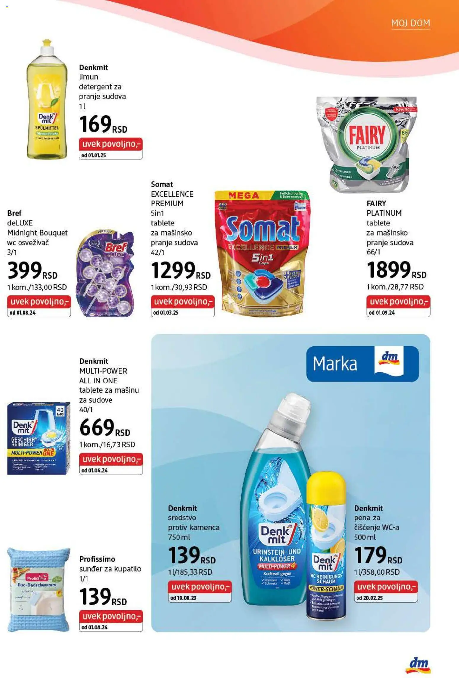 DM Drogerie katalog - važi od 01.02.2026 | Strana: 37 | Proizvode: Bref, Somat, Wc, Kupatilo