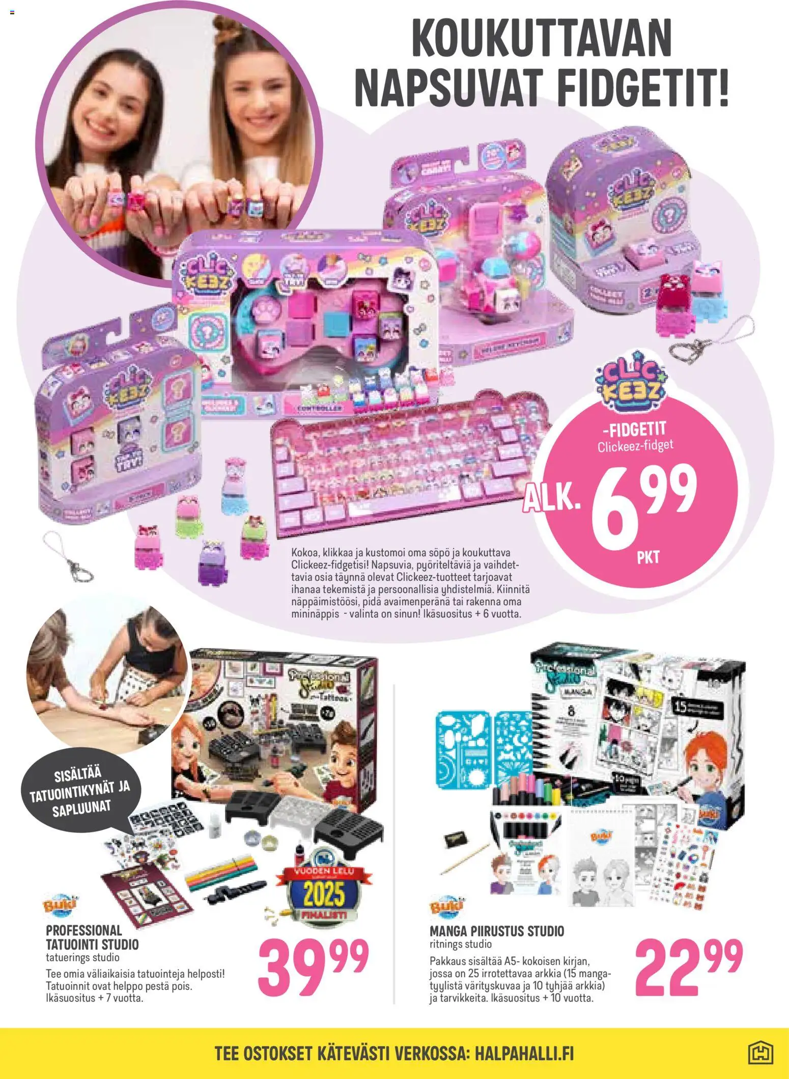 Halpa Halli - Lelukuvasto 2025 – voimassa 05.11.2025 alkaen | Sivu: 33 | Tuotteet: Tee