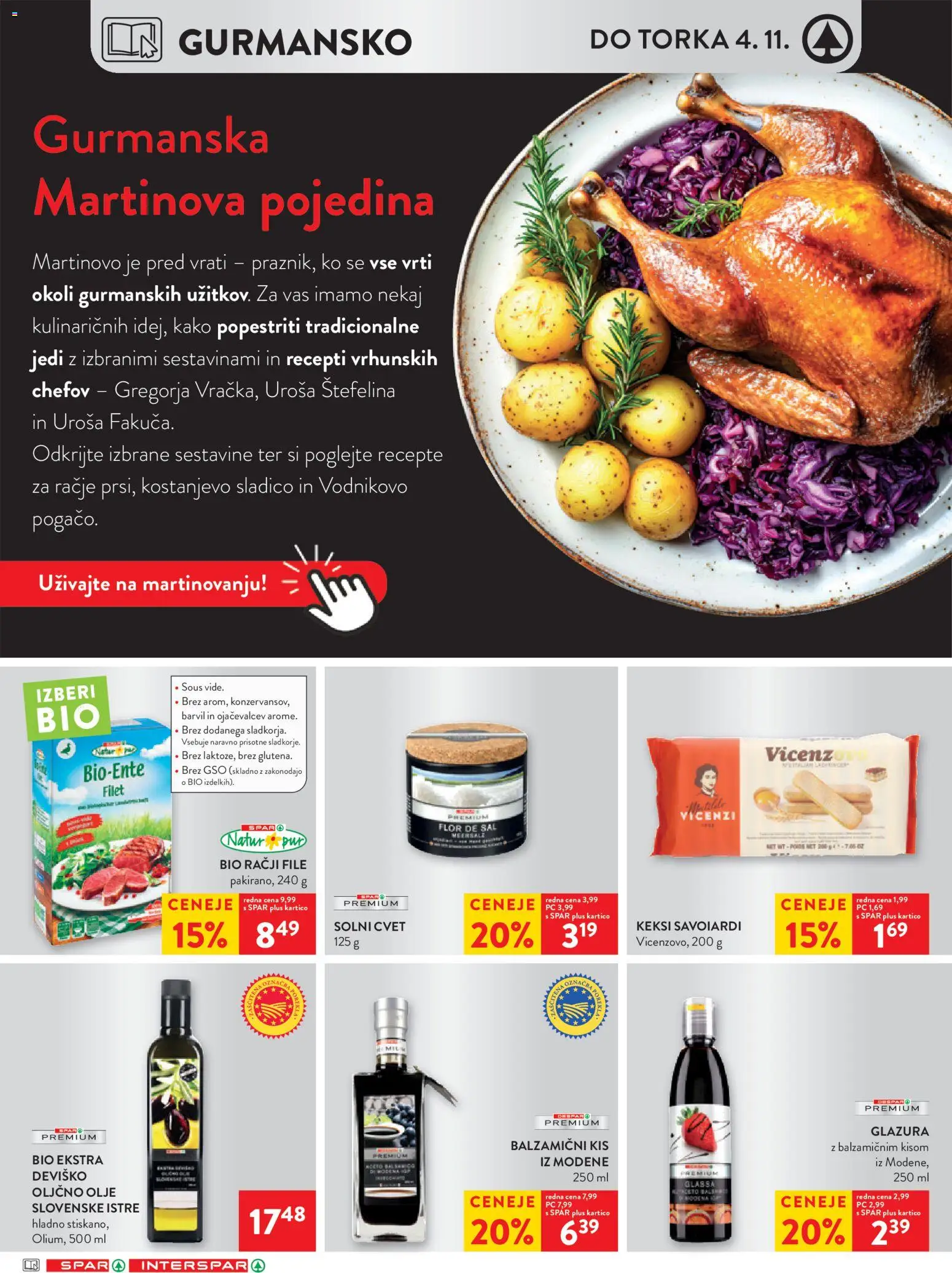 Novi Spar katalog ponudbe – veljaven od 29.10.2025 | Stran: 10 | Izdelki: Keksi, Oljčno olje, Kis, Sal