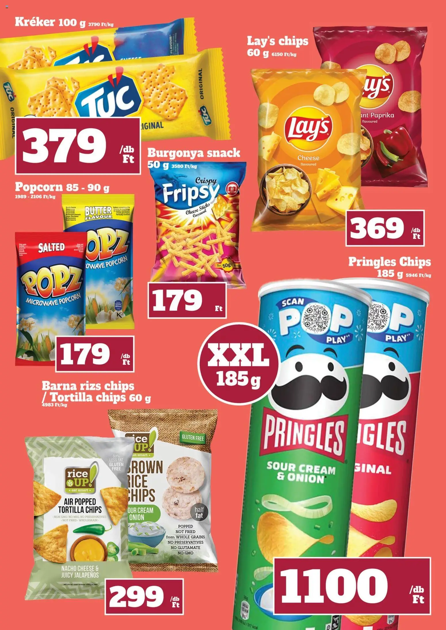 Family Diszkont akciós ujság - amely érvényes a következő dátumtól: 15.01.2026 | Oldal: 23 | Termékek: Chips, Burgonya, Popcorn, Rizs