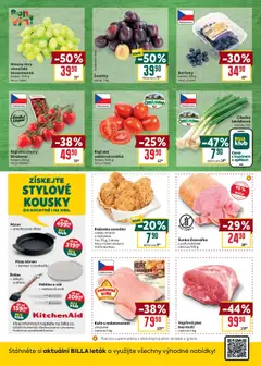Billa Malý leták od 30.07.2025 | Strana: 2 | Produkty: Šunka, Pizza, Kuře, Hrozny