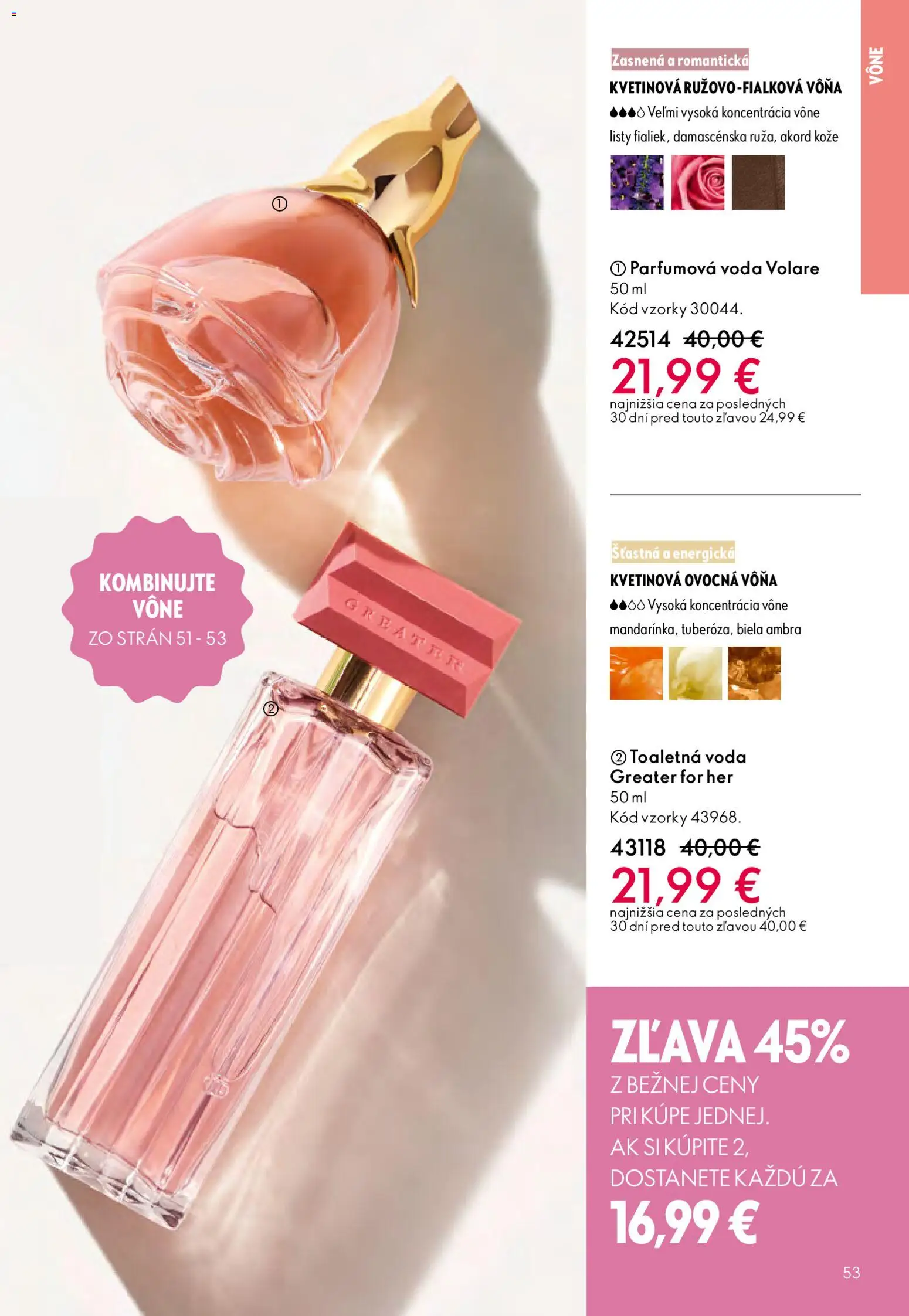 Nové Oriflame akcie – leták je platný od 06.05.2026 | Strana: 53 | Produkty: Toaletná voda, Voda