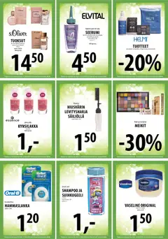  | Sivu: 15 | Tuotteet: Kynsilakka, Shampoo, Suihkugeeli, Hammaslanka