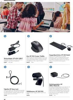 Lyreco reklamblad aktuell från 01.07.2024 | Sida: 42 | Produkter: Skrivbord, Tangentbord, Mikrofon, Webbkamera
