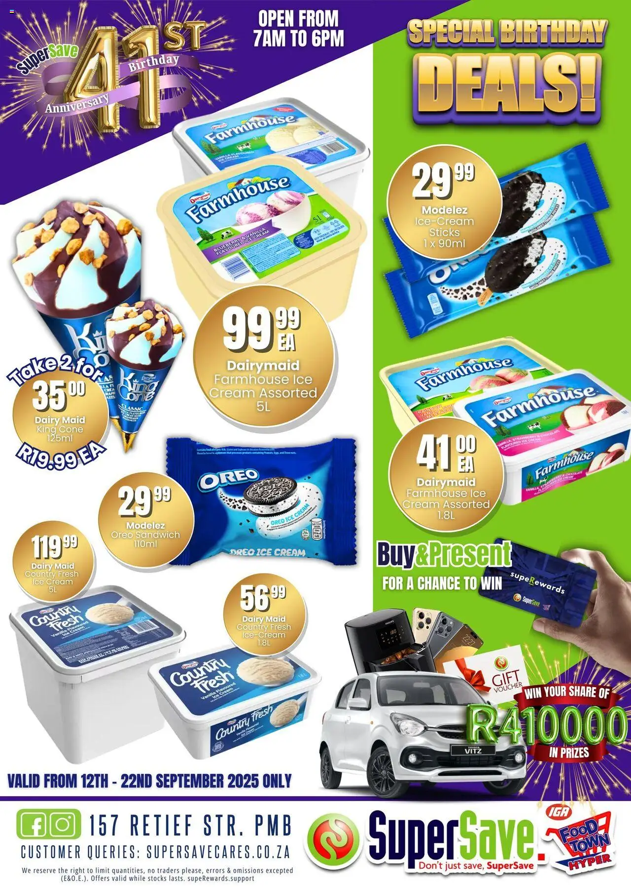 New Super Save catalogue – valid from 16.09.2025 | Page: 44 | Products: Cream, Ice cream