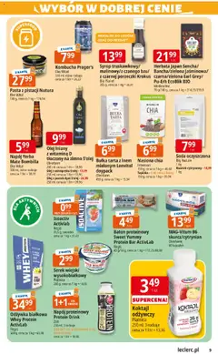 E.Leclerc Gazetka - Tychy od 22.07.2025 | Strona: 9 | Produkty: Karta, Syrop, Bułka tarta, Soda oczyszczona