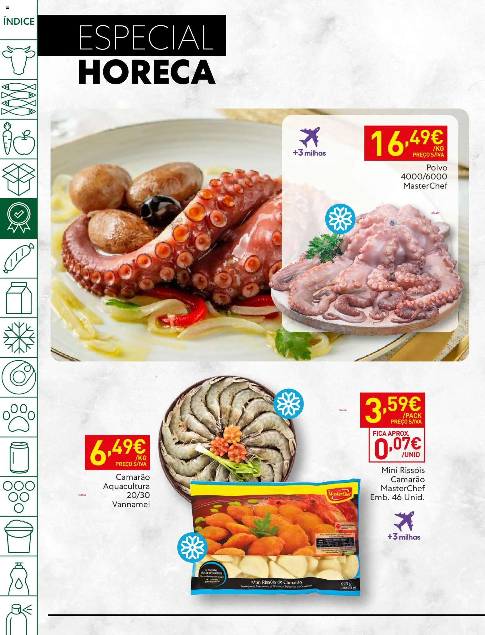 Recheio folheto │ válido de 11.11.2025 | Página: 8 | Produtos: Polvo, Camarão