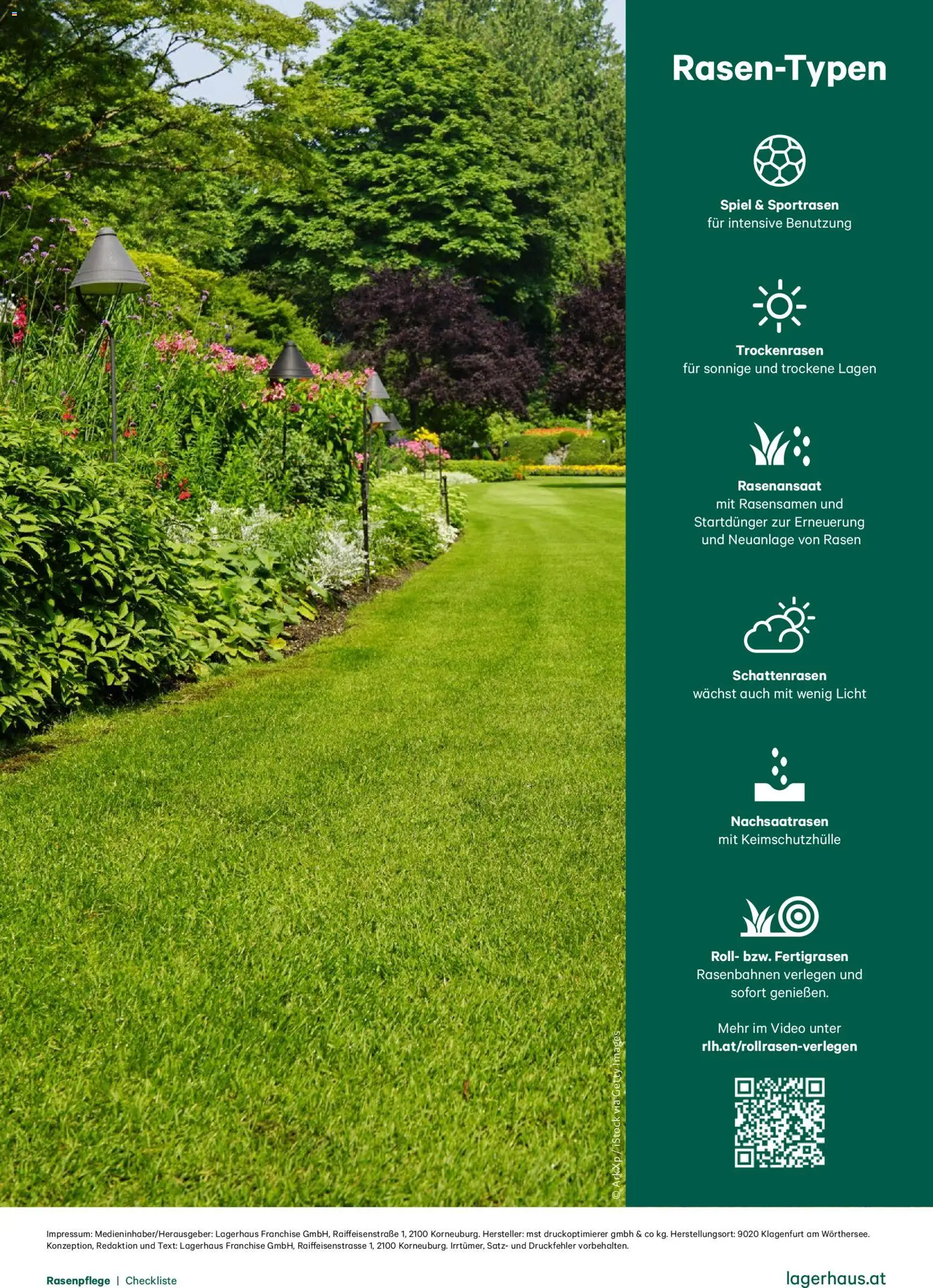 Lagerhaus  Checkliste Rasenpflege gültig ab 01.01.2025 | Seite: 12 | Produkte: Video, Spiel