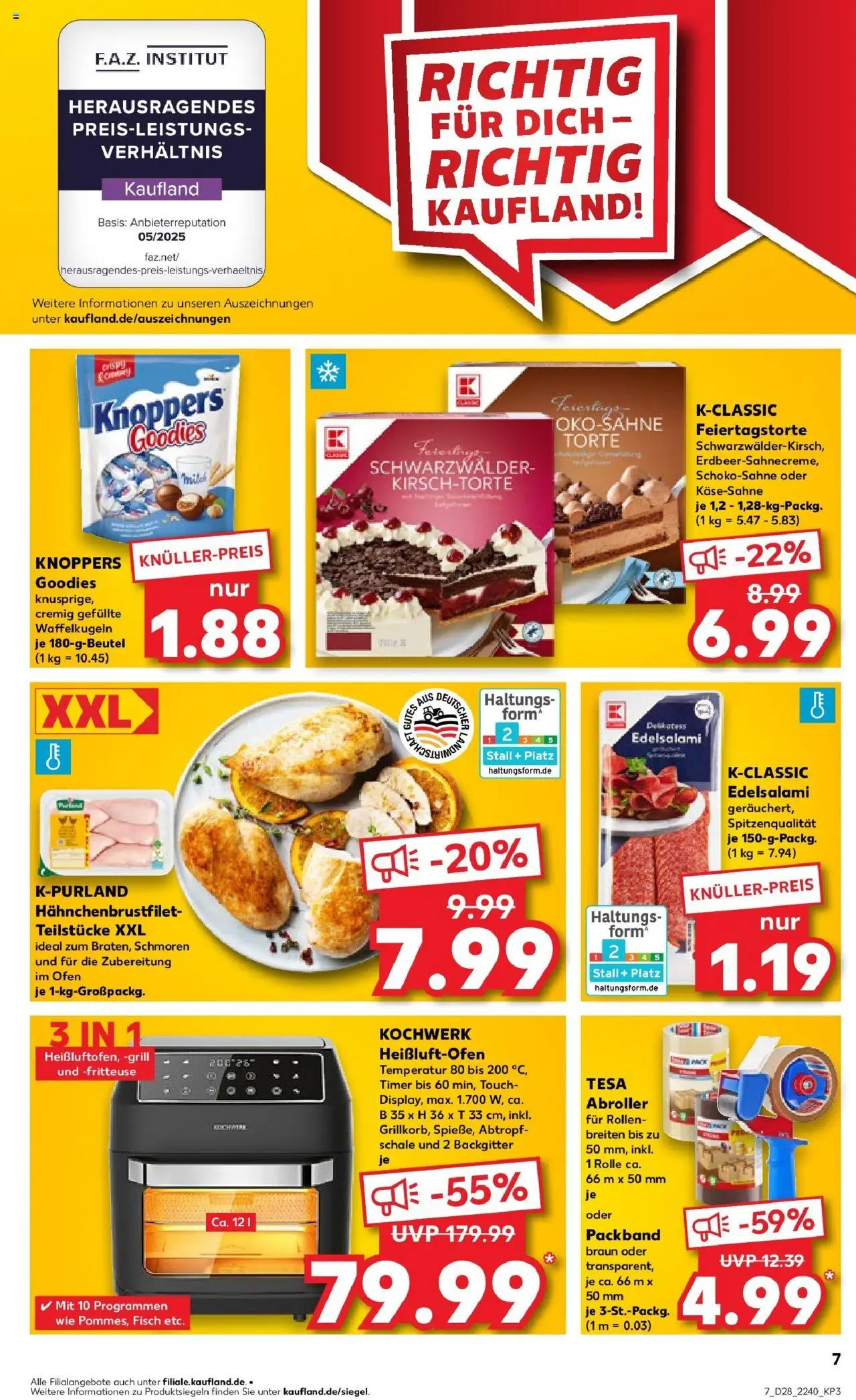 Kaufland prospekt Dossenheim	 - gültig ab dem 13.07.2025 | Seite: 22 | Produkte: Ofen, Grill, Fisch, Knoppers