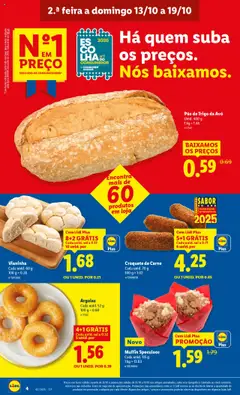 Pré-visualização Pão de Trigo da Avó, Unid. 400 g válido de 13.10.2025 | Página: 4 | Produtos: Base, Pão, Carne