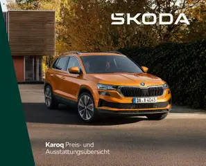 Škoda Karoq Preisliste ab 10.09.2025 gültig
