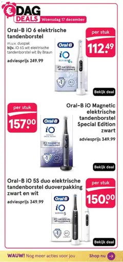 Etos - Folder - Voorbeeld van een folder van Etos, geldig van 15.12.2025 | Pagina: 6 | Producten: Tandenborstel, Elektrische tandenborstel