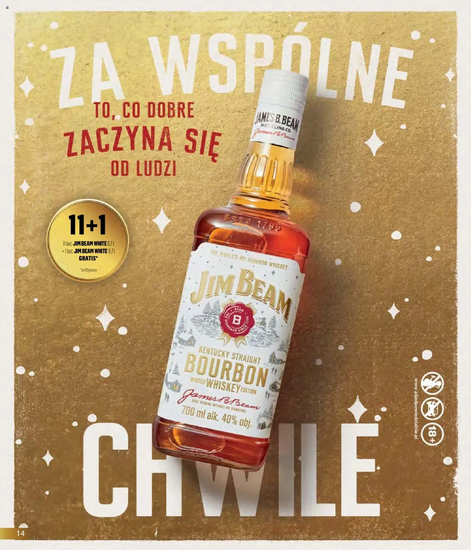 Eurocash Gazetka - Horeca od 01.02.2026 | Strona: 14 | Produkty: Bourbon, Jim Beam