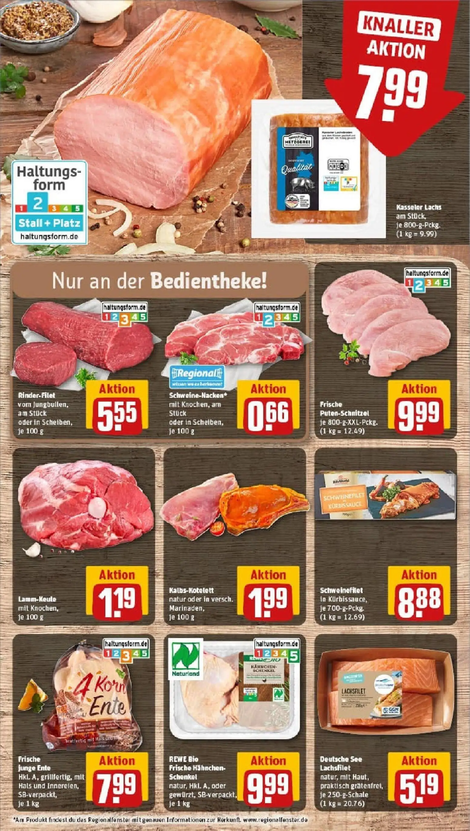 Rewe prospekt Alfeld	 – gültig ab 26.10.2025 | Seite: 10 | Produkte: Hahnchen, Rinderfilet, Schweinefilet, Lachs