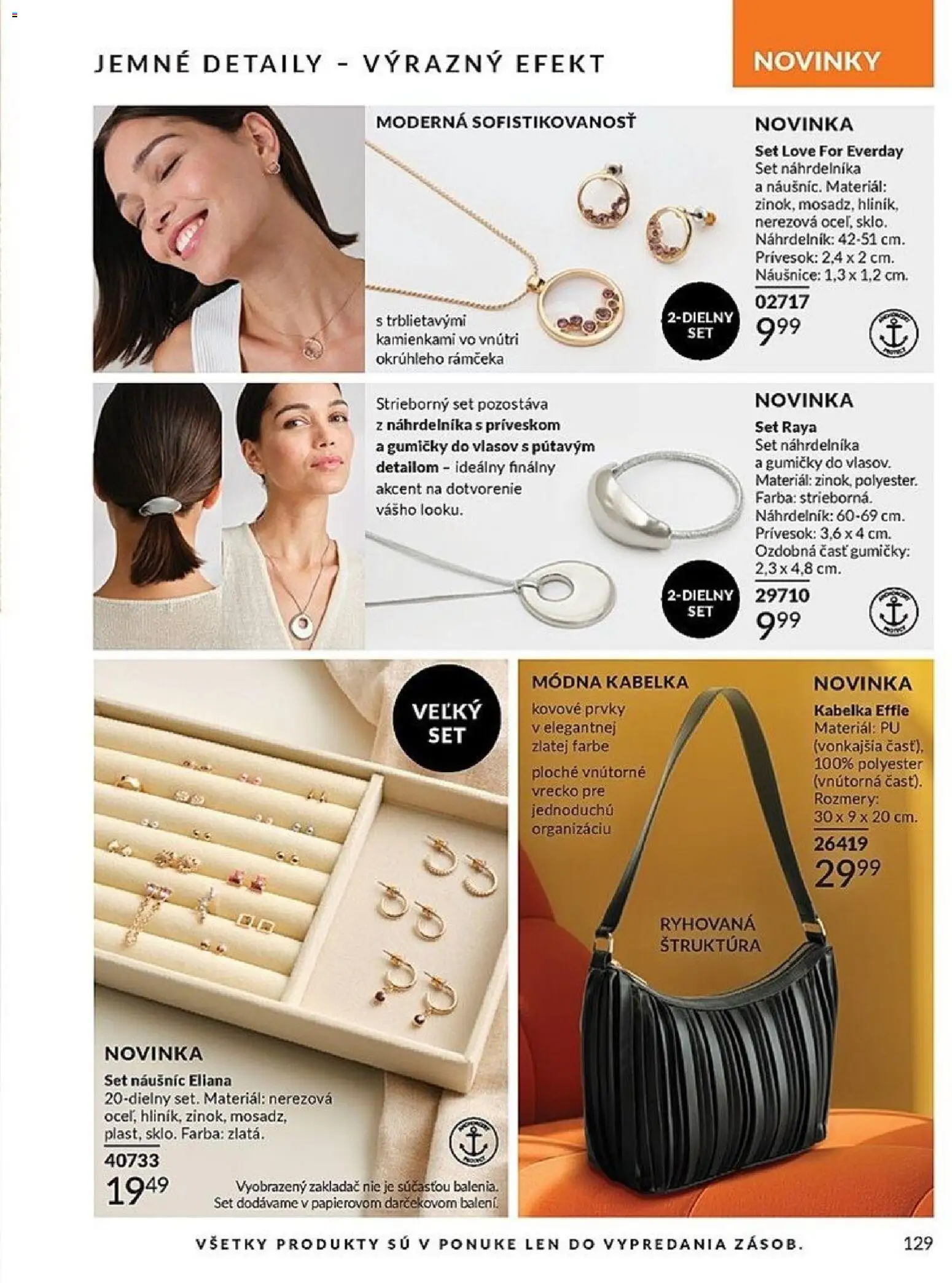 Nové Avon akcie – leták je platný od 01.05.2026 | Strana: 129 | Produkty: Kabelka