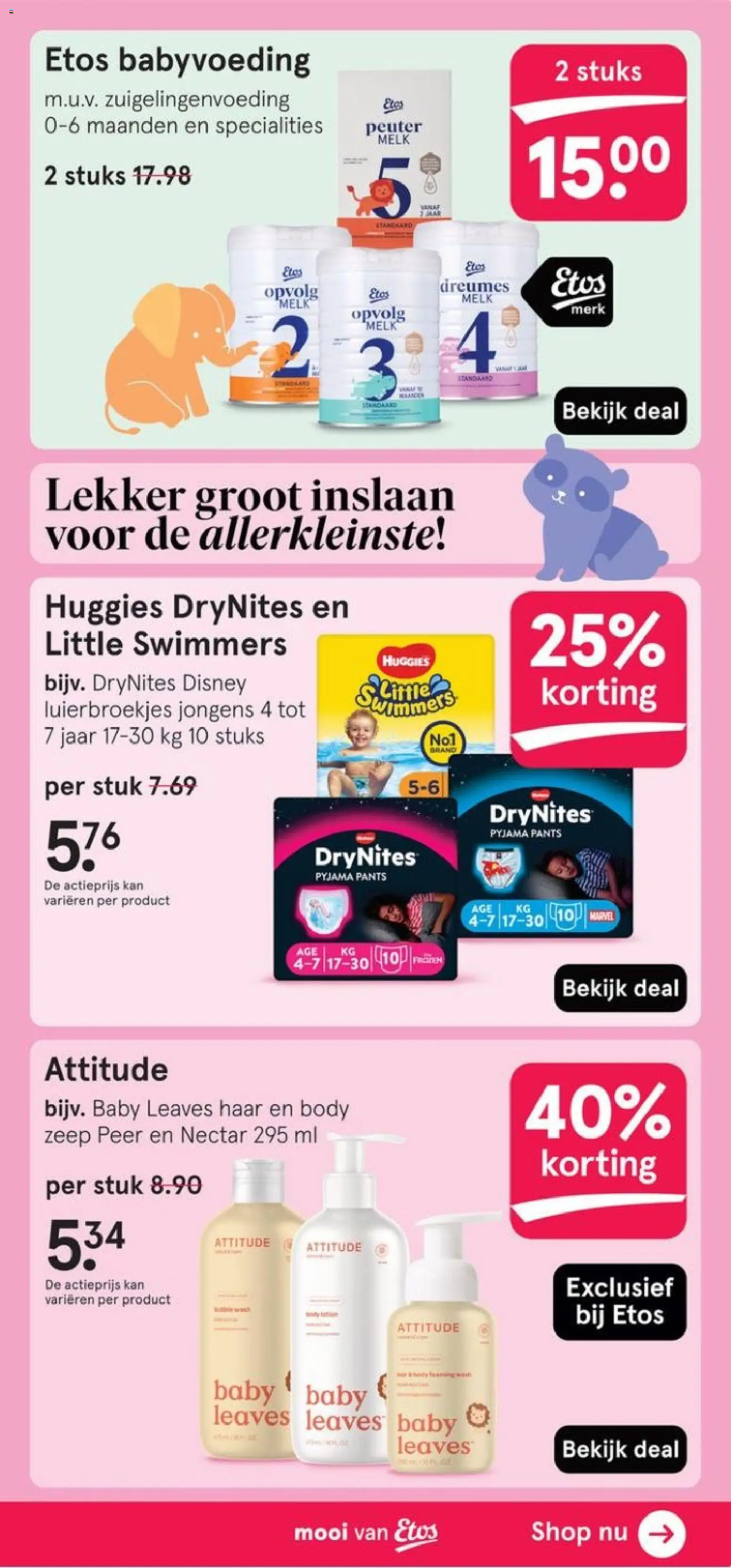 {H1} | Pagina: 43 | Producten: Melk, Pyjama, Peer, Zeep