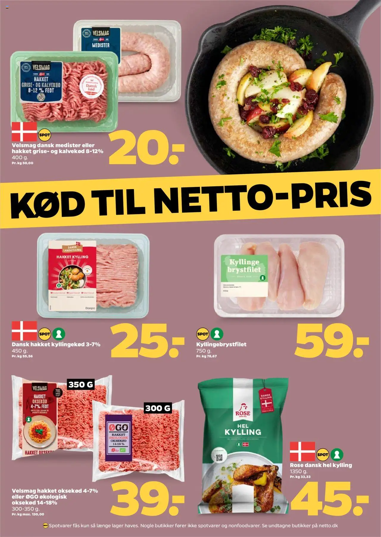Netto tilbudsavis – gyldig fra 11.10.2025 | Side: 7 | Produkter: Kyllingekød, Oksekød