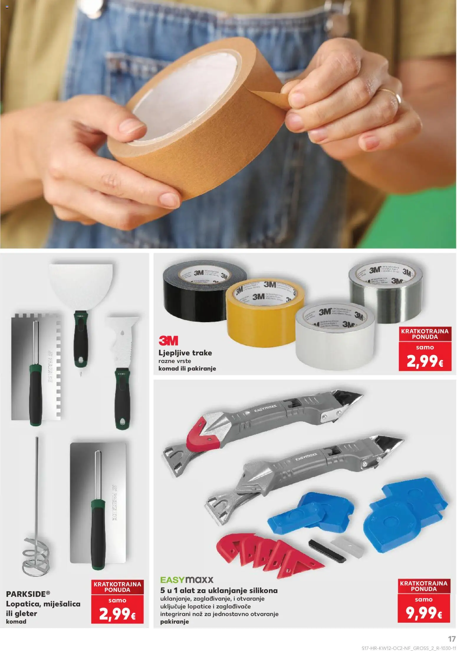 Kaufland katalog | vrijedi od 18.03.2026 | Stranica: 17 | Proizvodi: Nož, Alat, Parkside