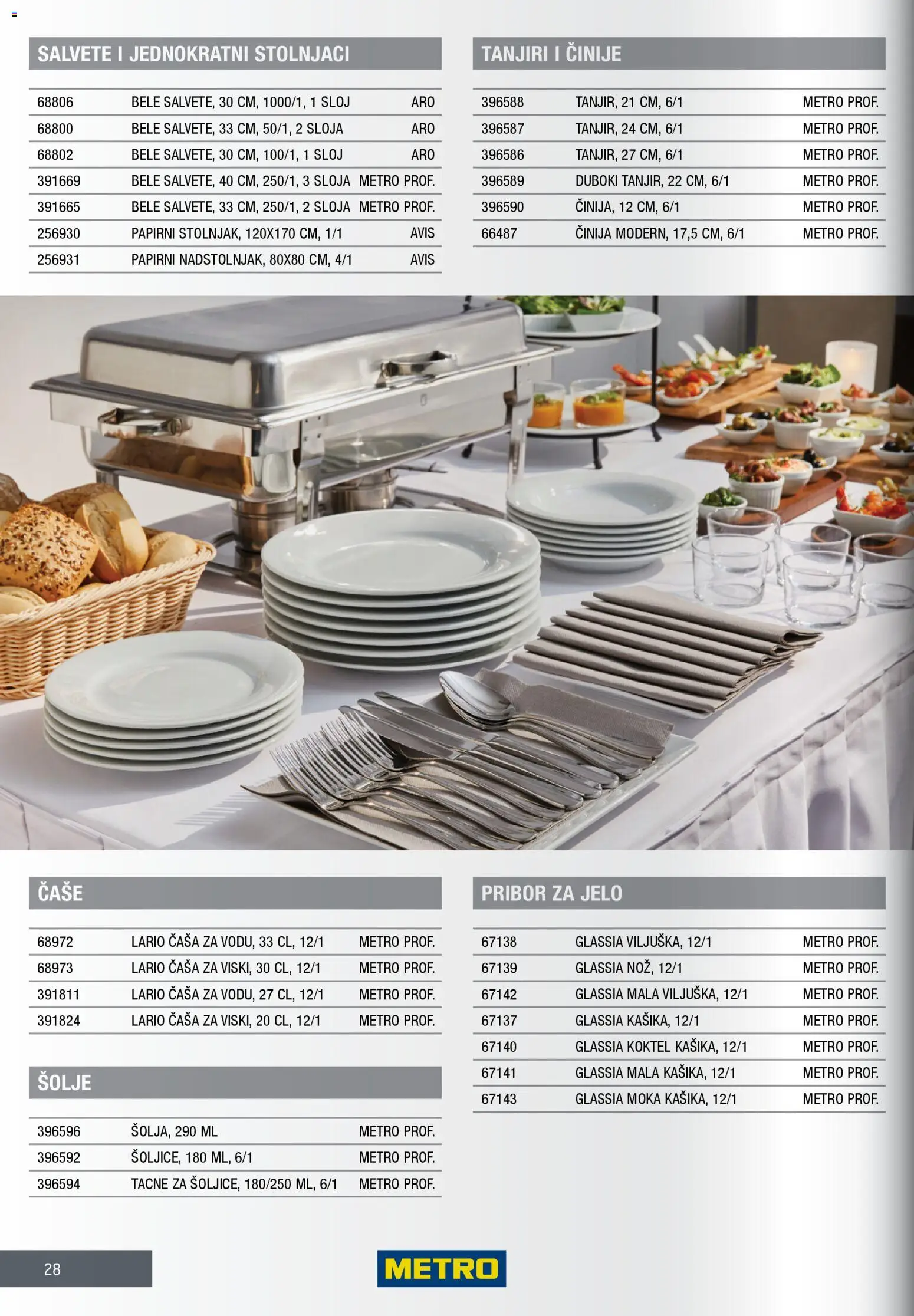Metro katalog - važi od 28.11.2025 | Strana: 28 | Proizvode: Salvete