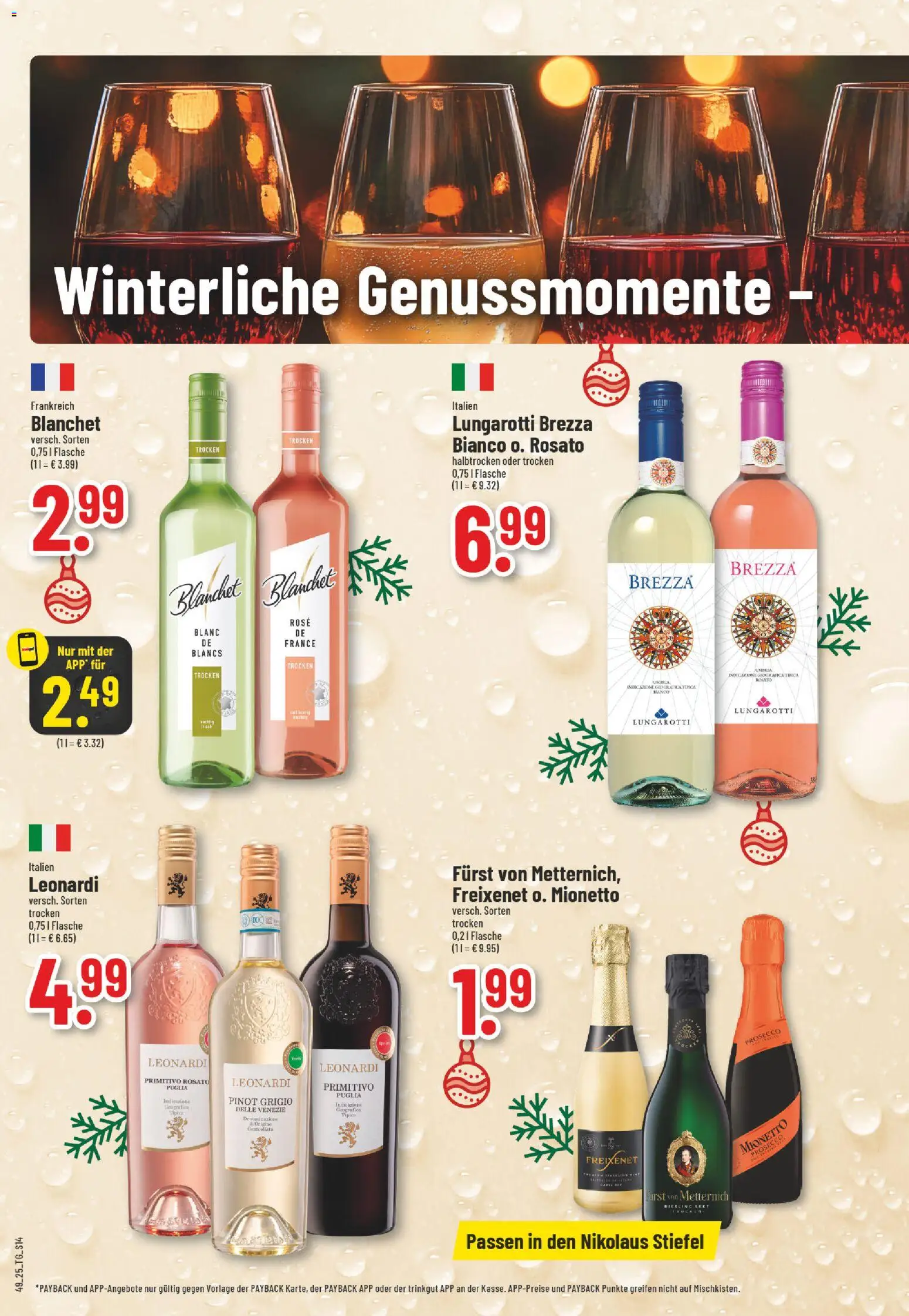 Trinkgut Prospekt – gültig ab 01.12.2025 | Seite: 14 | Produkte: Freixenet, Prosecco, Stiefel