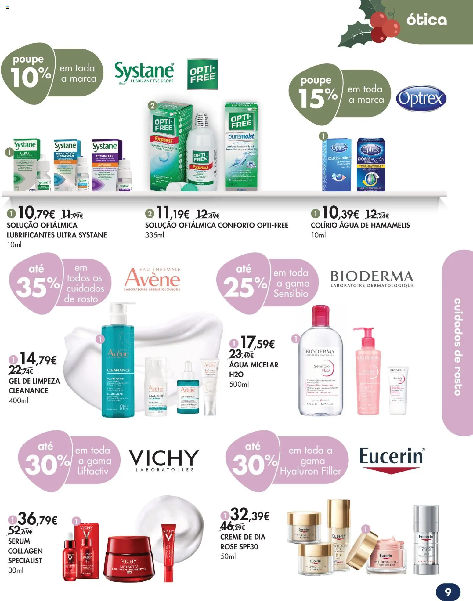 Pingo Doce Bem Estar Natal Lojas │ válido de 18.11.2025 | Página: 36 | Produtos: Agua, Água micelar, Sérum, Creme