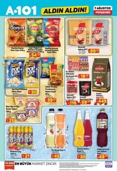 A101 Aldın Aldın Bu Hafta - 07.08.2025 tarihinden itibaren geçerlidir | Sayfa: 2 | Ürünler: Kahve, Ananas, Ketçap, Vişne