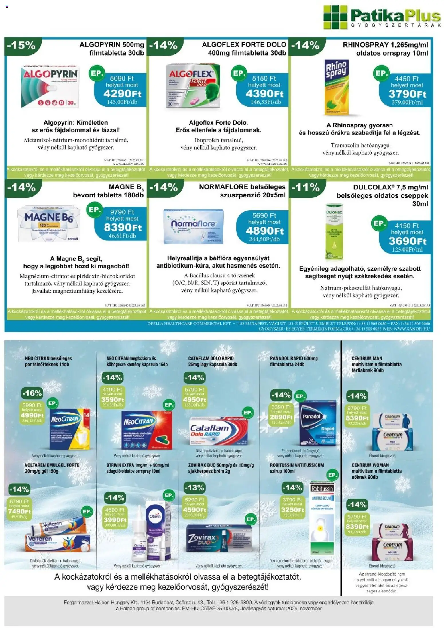 PatikaPlus akciós ujság - amely érvényes a következő dátumtól: 01.01.2026 | Oldal: 3 | Termékek: Multivitamin