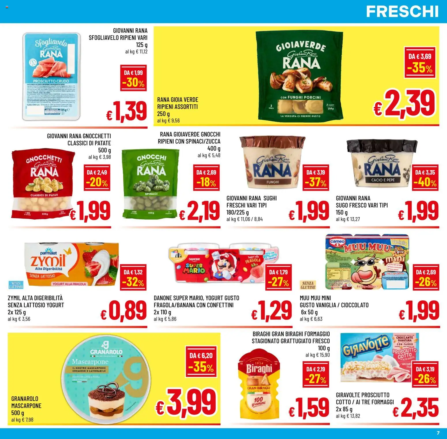 Volantino A&O del 10.11.2025 | Pagina: 7 | Prodotti: Cioccolato, Latte, Spinaci, Farro