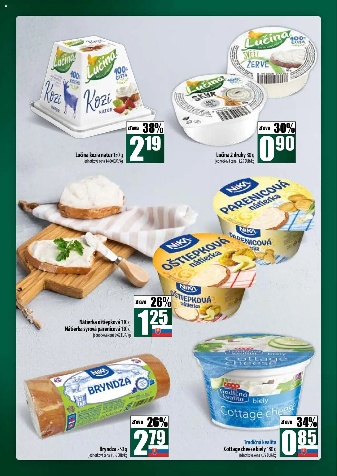 Nové COOP Jednota akcie – leták je platný od 09.10.2025 | Strana: 24 | Produkty: Bryndza