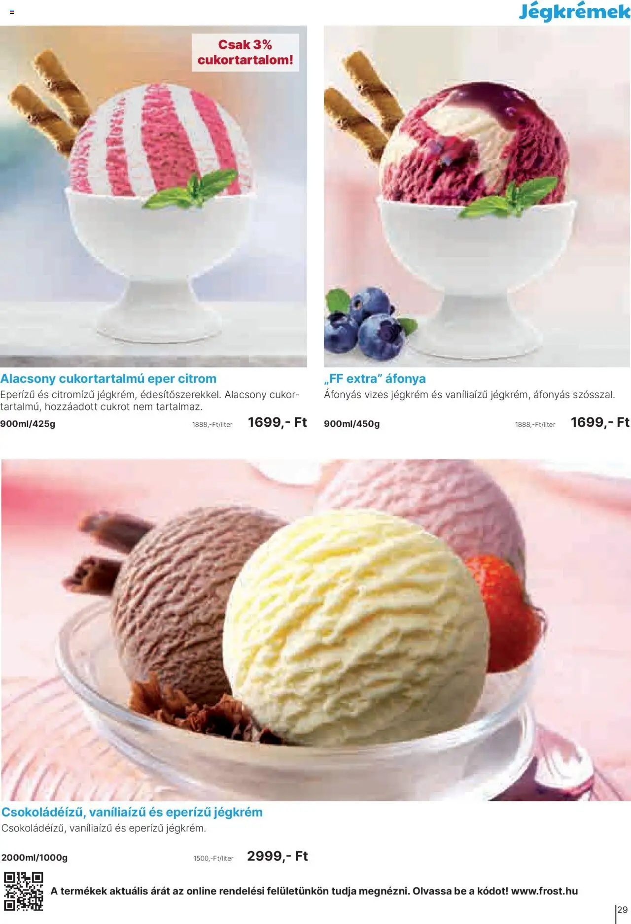 Family Frost akciós ujság - amely érvényes a következő dátumtól: 01.10.2025 | Oldal: 29 | Termékek: Eper, Jégkrém, Cukor, Citrom