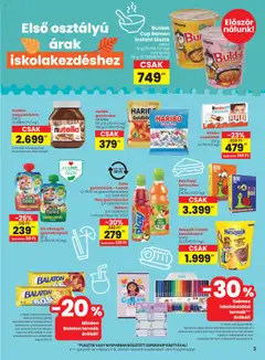 Spar akciós ujság - amely érvényes a következő dátumtól: 28.08.2025 | Oldal: 3 | Termékek: Gumicukor, Nesquik, Csokoládé, Tészta