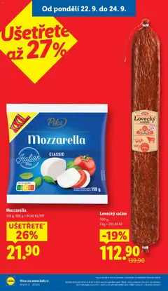Lovecký salám, 500 g, 1 kg = 225,80 Kč od 22.09.2025 | Strana: 8